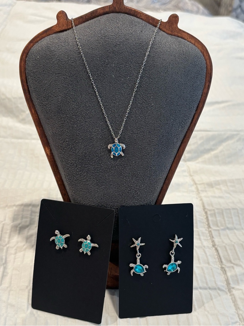 Sea turtle jewelry bundle of 3